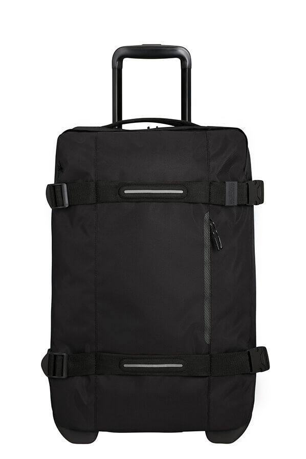 American Tourister Urban Track Duffle with Wheels S  Asphalt Black