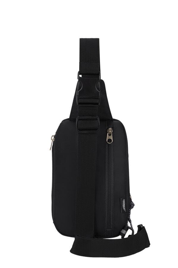 American Tourister Brightup Sling Bag Zip  Black