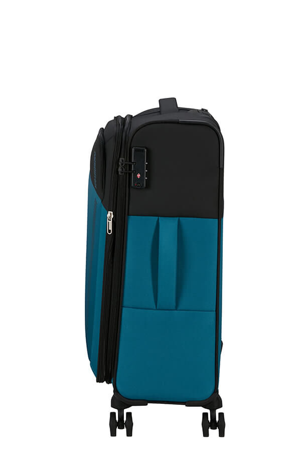 American Tourister Daring Dash Spinner Expandable TSA M  Noir/Bleu