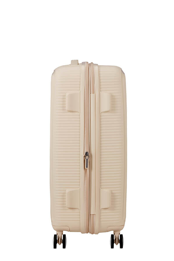 American Tourister SoundBox Spinner TSA Expandable 67cm  Coconut Sand