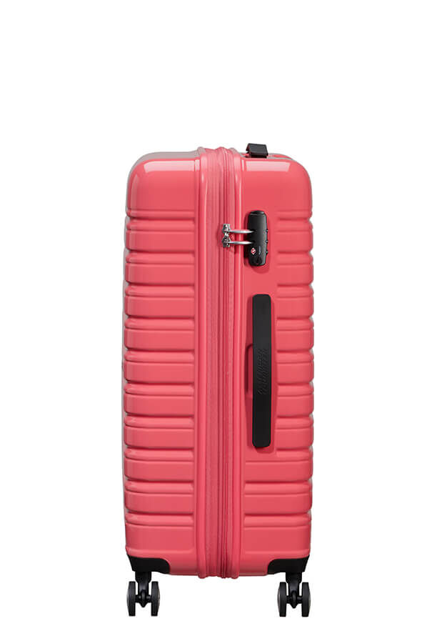 Flashline Pop Bagage moyen s&eacute;jour | American Tourister Flashline Pop Spinner Exp TSA 67cm  Rose corail