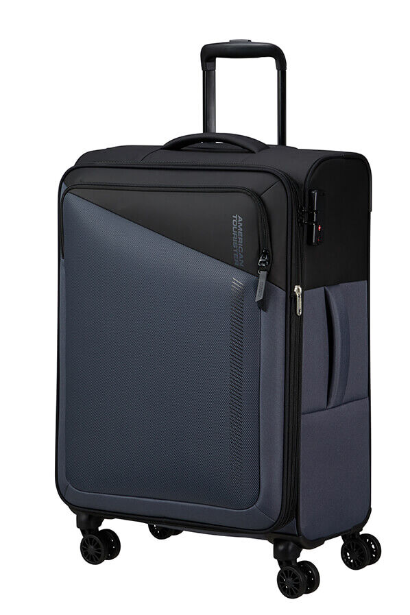 American Tourister Daring Dash Spinner Expandable TSA M  Noir/Gris