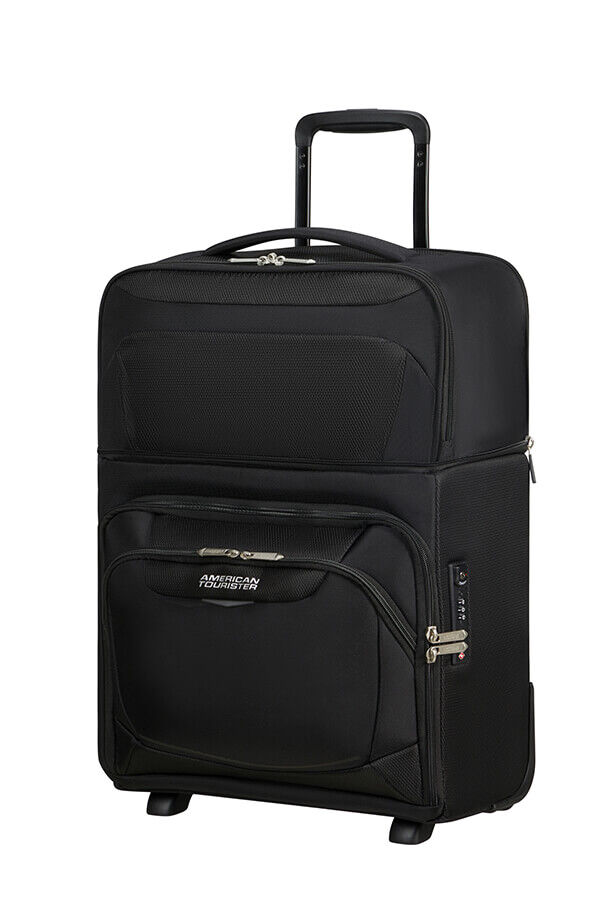 American Tourister SummerRide Upright Underseater Expandable Tsa Noir
