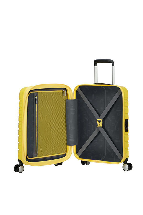 American Tourister Flashline Pop Spinner Exp TSA 55cm  Jaune citron