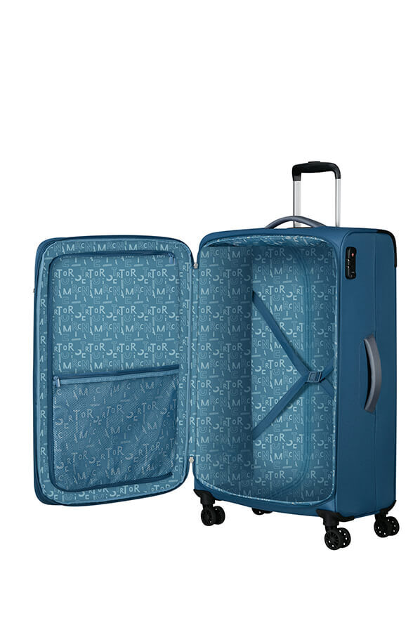 American Tourister Pulsonic Spinner Expandable 81 cm  Coronet Blue