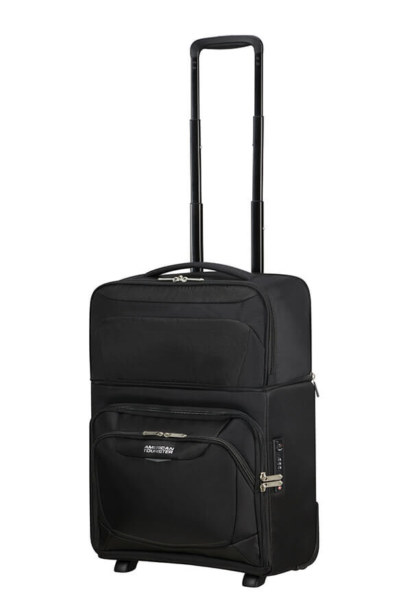 American Tourister SummerRide Upright Underseater Expandable Tsa Noir