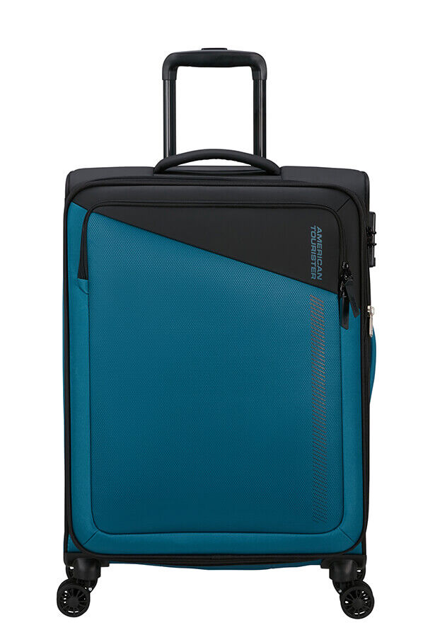 American Tourister Daring Dash Spinner Expandable TSA M  Noir/Bleu