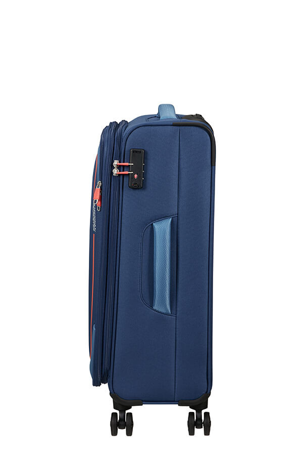American Tourister Pulsonic Spinner Expandable 68cm  Combat Navy