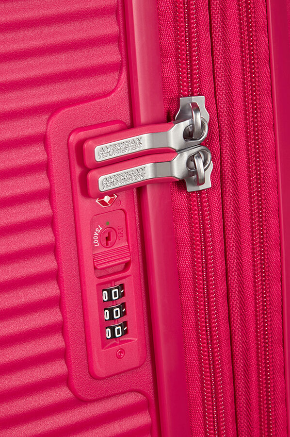 American Tourister Soundbox Spinner extensible 77cm Lightning Pink