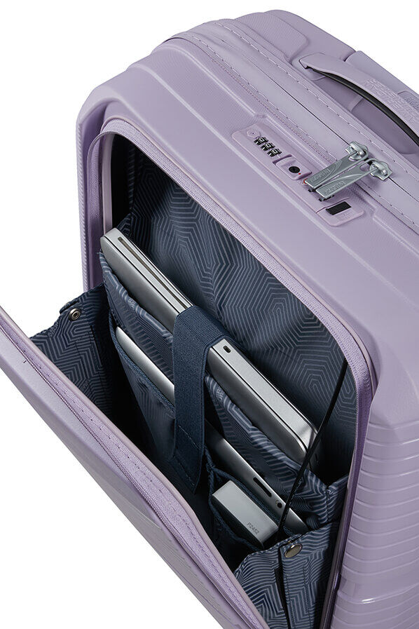 American Tourister Airconic Spinner Frontloader 15.6' 55cm  Stormy Lilac
