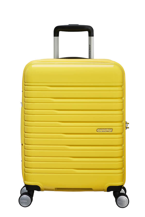 American Tourister Flashline Pop Spinner Exp TSA 55cm  Jaune citron