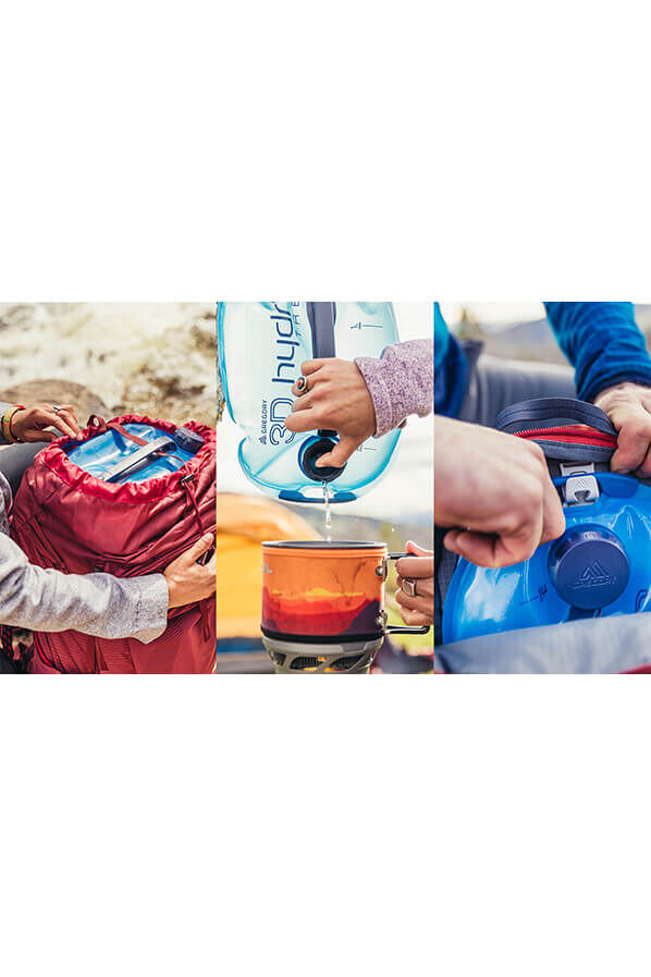 Gregory Hydration Accessory 3D Hydro Trek 3L  Optic Blue