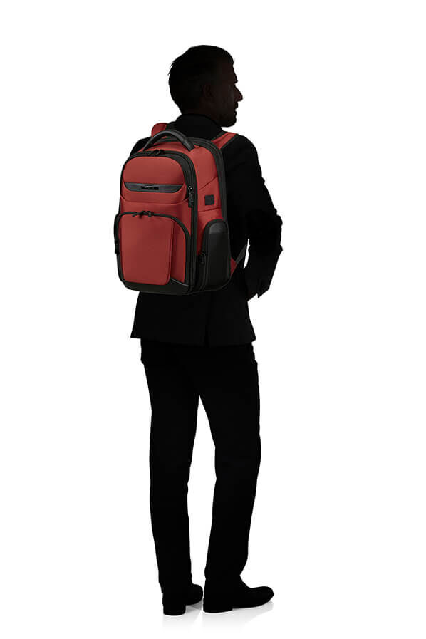 Samsonite Pro-Dlx 6 Backpack 3 Volume Expandable 15.6'  Rouge