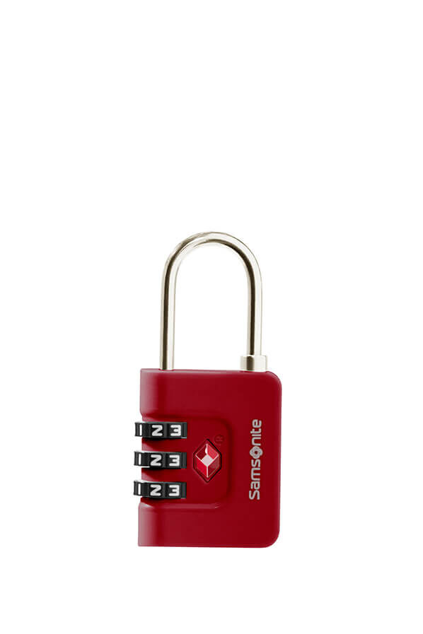 Samsonite Ta Revolution Combilock 3 dial TSA  Rouge