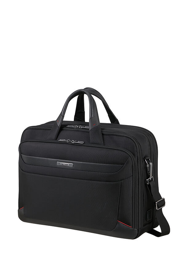 Samsonite Pro-Dlx 6 Bailhandle Expandable 17.3'  Noir