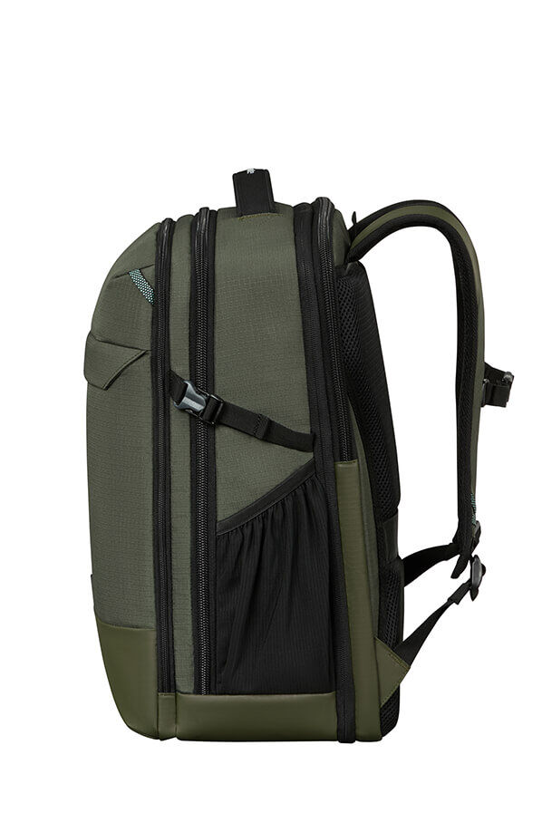 Samsonite Roadseeker Laptop Backpack Expandable L  Vert olive fonc&eacute;