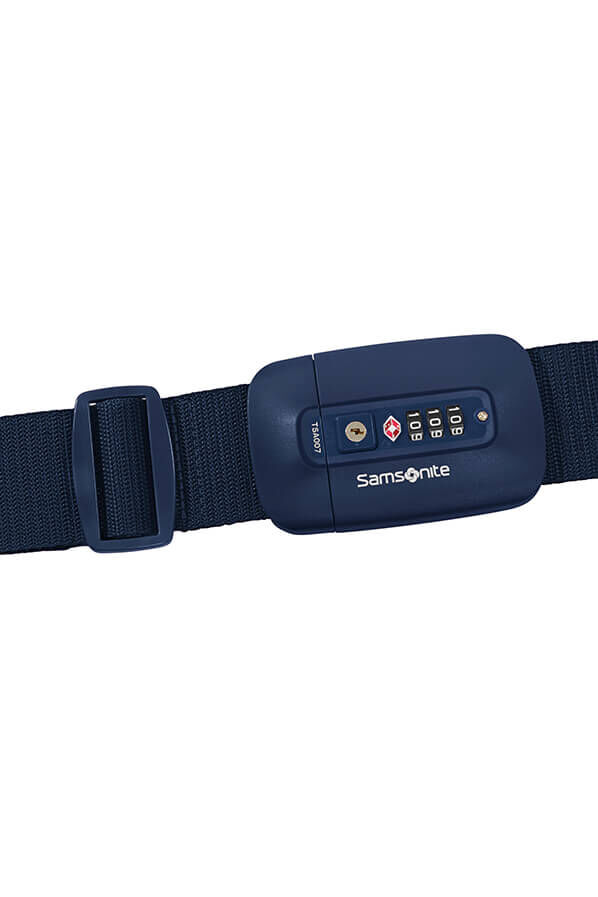 Samsonite Ta Revolution Luggage Strap/TSA Lock  Bleu nuit