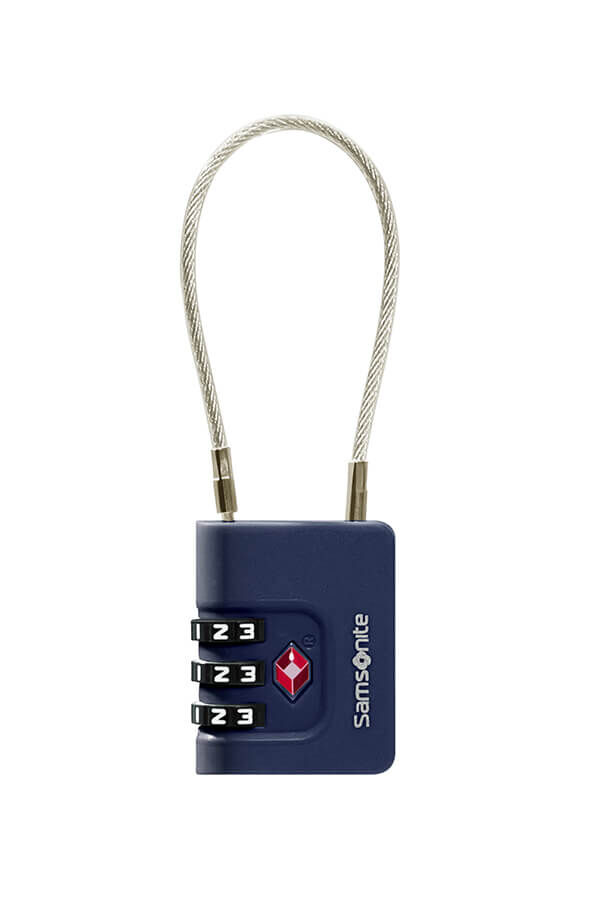 Samsonite Ta Revolution Cablelock 3 dial TSA  Midnight Blue