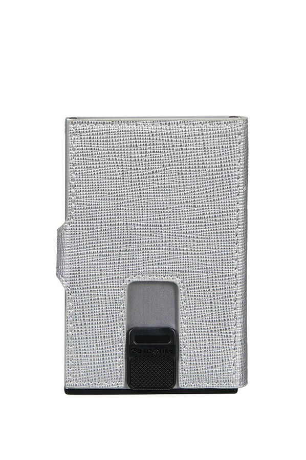 Samsonite Alu Fit 202 - Slide-up Wallet  Argent
