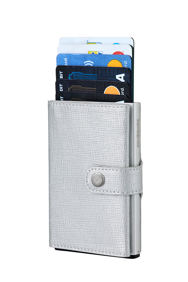 Samsonite Alu Fit 202 - Slide-up Wallet  Argent