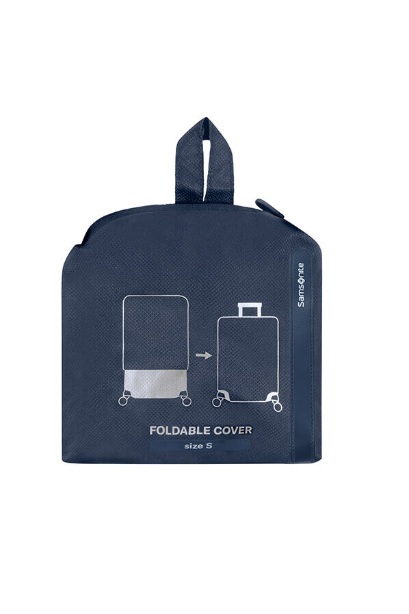 Samsonite Ta Revolution Foldable Luggage Cover S  Bleu nuit
