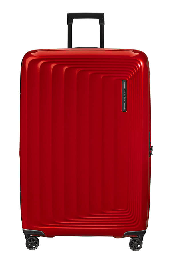 Samsonite Nuon Spinner Expandable 81cm  Rouge m&eacute;tal
