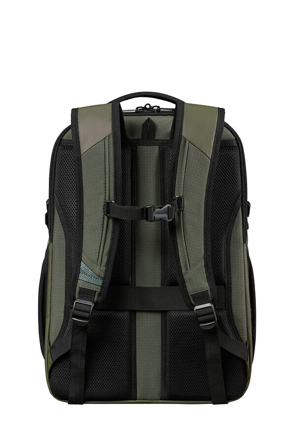 Samsonite Roadseeker Laptop Backpack Expandable L  Vert olive fonc&eacute;