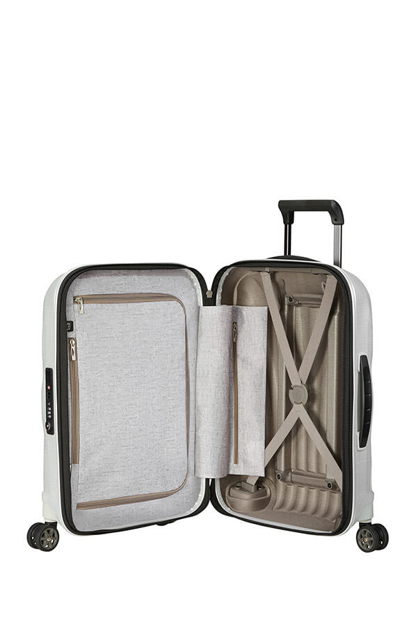 Samsonite C-Lite Spinner Expandable 55cm  Blanc cass&eacute;