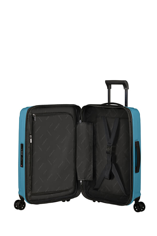 Samsonite Nuon Spinner Expandable 55cm  Metallic Ocean Blue