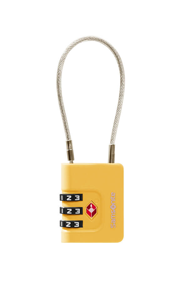 Samsonite Ta Revolution Cablelock 3 dial TSA  Jaune