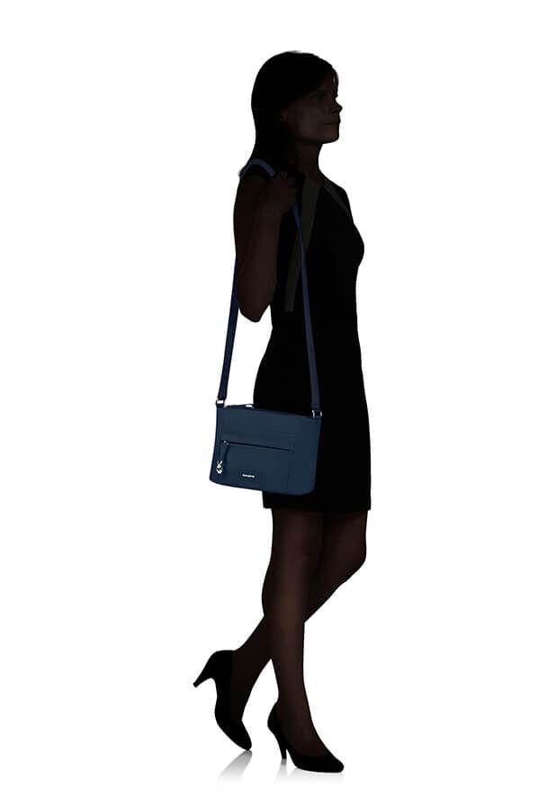 Samsonite Move 5.0 H. Shoulder Bag S 3 Zip  Bleu fonc&eacute;