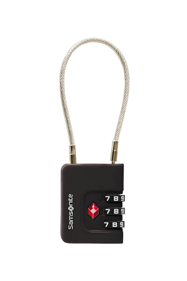 Samsonite Ta Revolution Cablelock 3 dial TSA  Noir