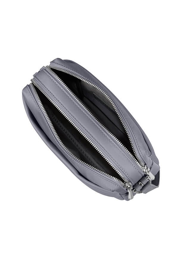 Samsonite Zalia 3.0 Shoulder Bag 2 Comp  Gris m&eacute;tal