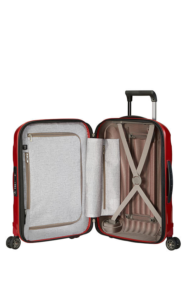 Samsonite C-Lite Spinner Expandable 55cm  Rouge piment