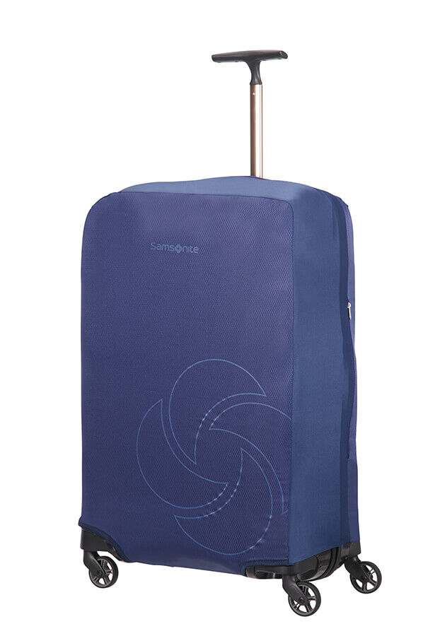 Global Ta Foldable Luggage Cover M/L Bleu nuit