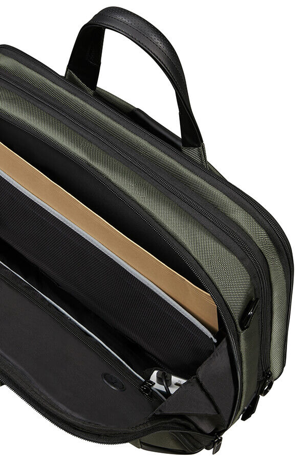 Samsonite Pro-Dlx 6 Bailhandle Expandable 15.6'  Vert