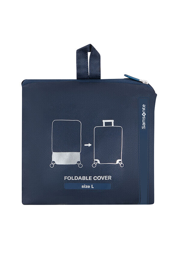 Samsonite Ta Revolution Foldable Luggage Cover L  Bleu nuit
