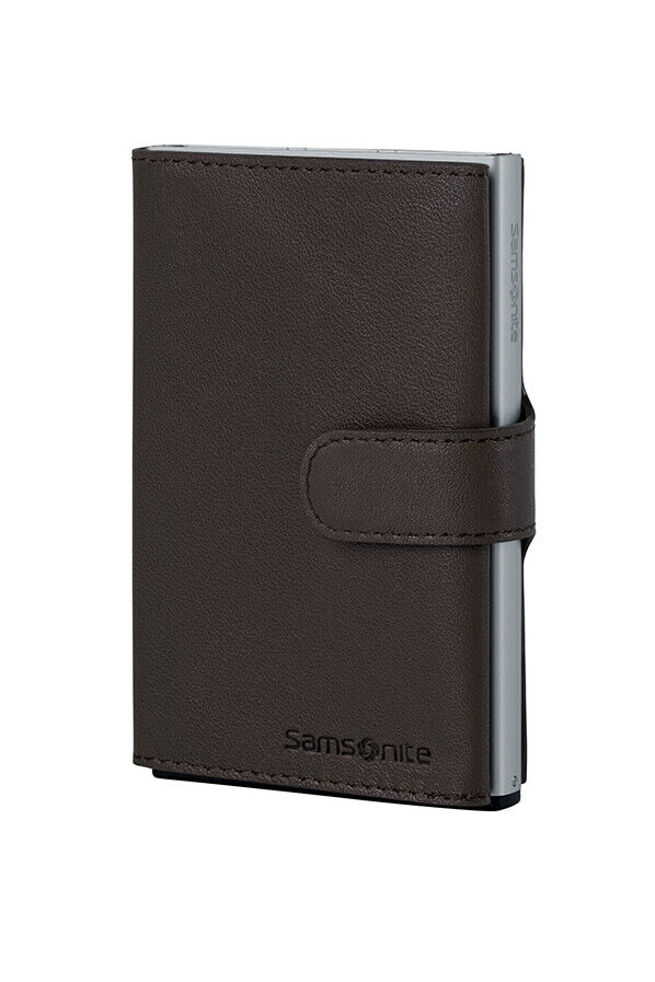 Samsonite Alu Fit 202 - Slide-up Wallet  Marron fonc&eacute;