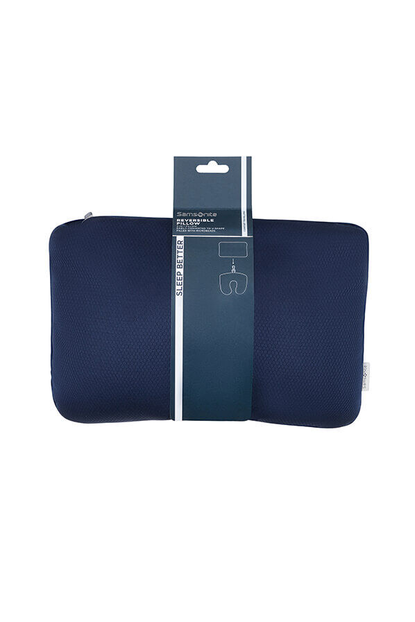 Samsonite Ta Revolution Reversible Pillow  Midnight Blue