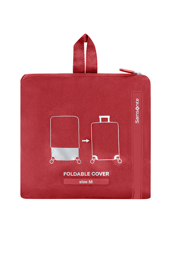Samsonite Ta Revolution Foldable Luggage Cover M  Rouge