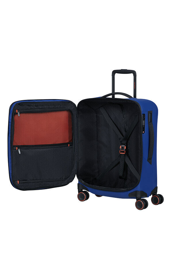 Samsonite Glazed Spinner Expandable 55cm  Bleu &eacute;lectrique