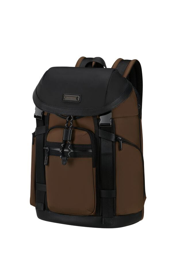 Samsonite Relyon Backpack M 15.6'' with flap  Brun