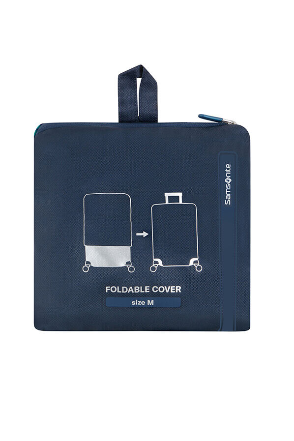 Samsonite Ta Revolution Foldable Luggage Cover M  Bleu nuit