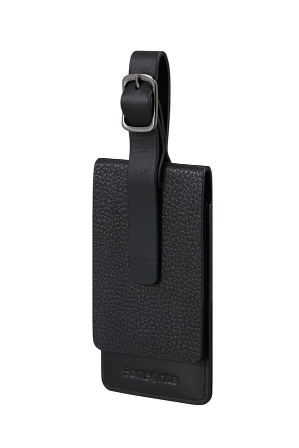 Samsonite Ta Revolution Leather Luggage Tag  Noir