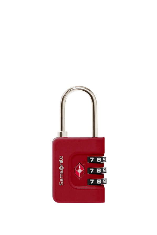Samsonite Ta Revolution Combilock 3 dial TSA  Rouge