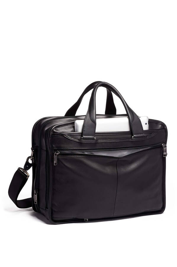 TUMI Alpha 3 EXP ORG LAPTOP BRIEF Black