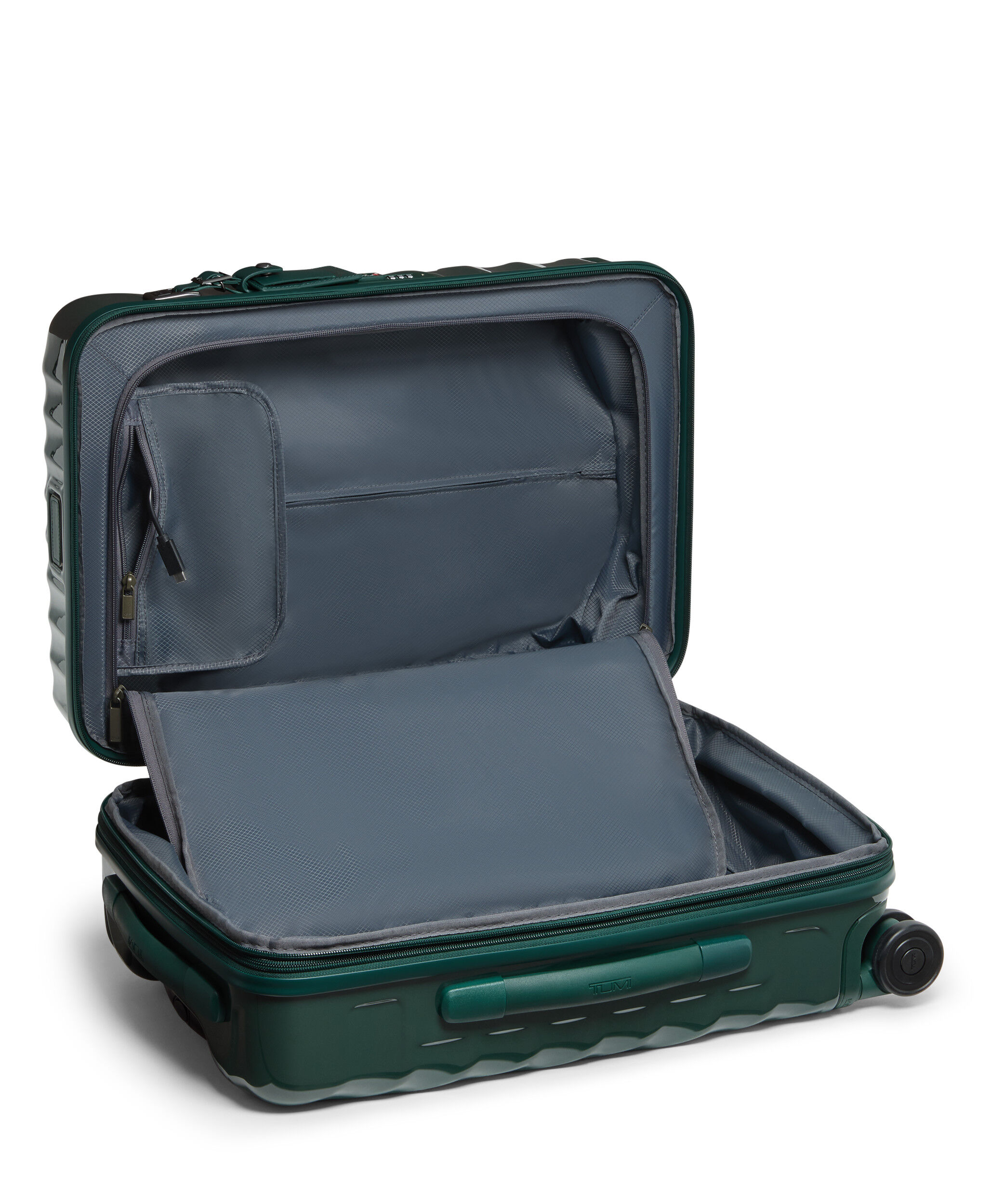 19 DEGREE Valise &agrave; 4 roues Extensible 55 cm - Int.