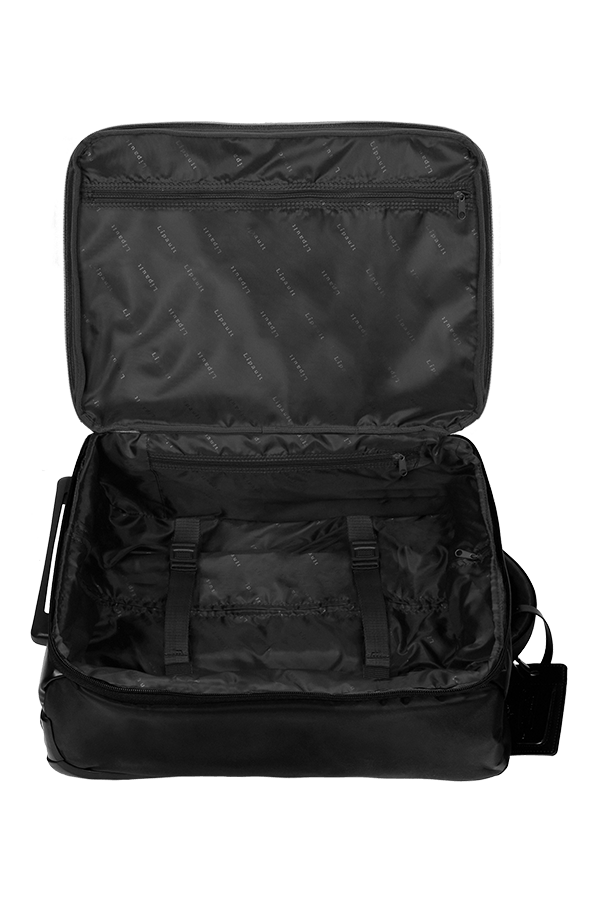 Lipault Pliable Valise 2 Roues 50cm Noir Rolling Luggage